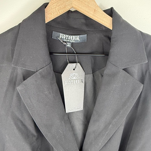 Disturbia Renita Embroidered Belted Blazer - Picture 6 of 11